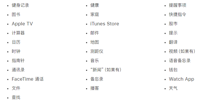 阳曲苹果手机维修分享iPhone 14系列机型可以卸载哪些自带的App? 