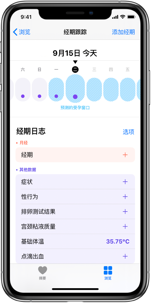 阳曲苹果13维修分享如何使用iPhone13监测女生经期 